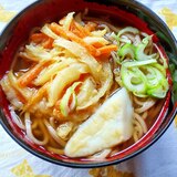 お野菜かき揚げのお蕎麦♪